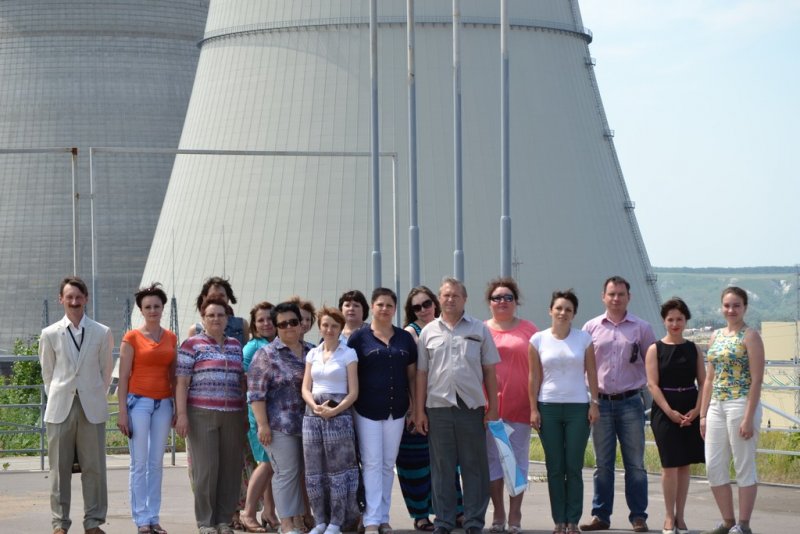 Фото к Воронежские педагоги посетили Нововоронежскую атомную станцию