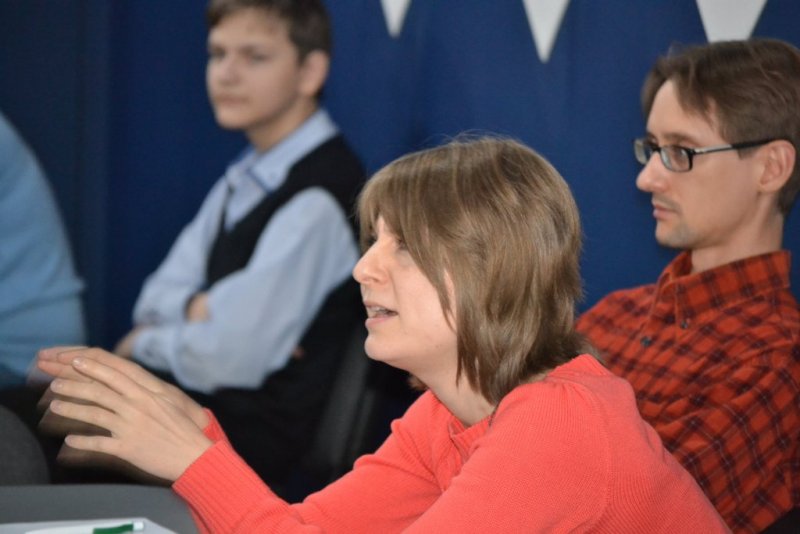 Фото к Научная журналистика и шекспировские вопросы: главный редактор журнала «За науку» выступил в ИЦАЭ Воронежа