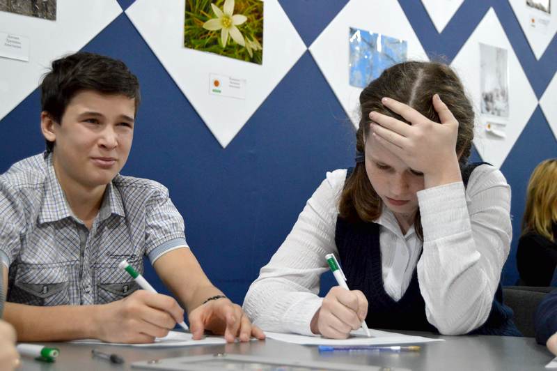 Фото к Школьники Воронежа и области попытались составить Матрицу интеллекта