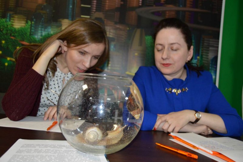 Фото к Первые шаги в науку сделали школьники в информационном центре по атомной энергии Воронежа